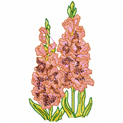 Flowers And Tree Embroidery Design 11 Flowers And Tree Embroidery Design 11